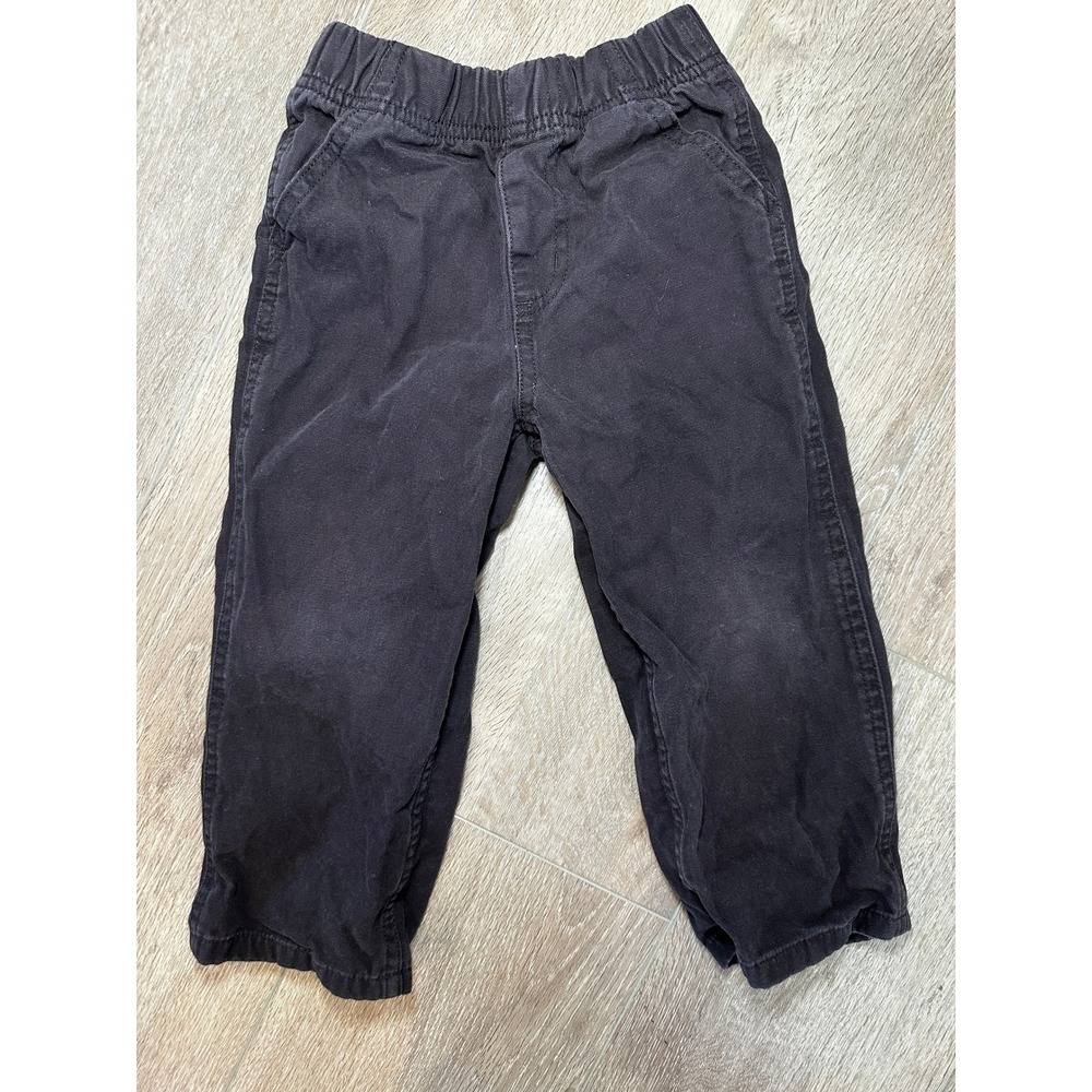Carhartt Toddler Boys 3T Brown Canvas Cotton Elastic Waist Work Pants - Picture 7 of 7